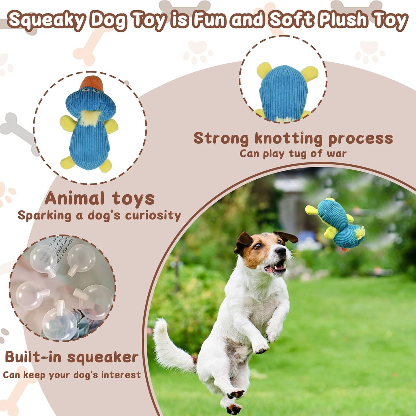 Dog Plush Toy - Small Blue Duck