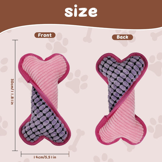 Dog Plush Toy Twisty Bone