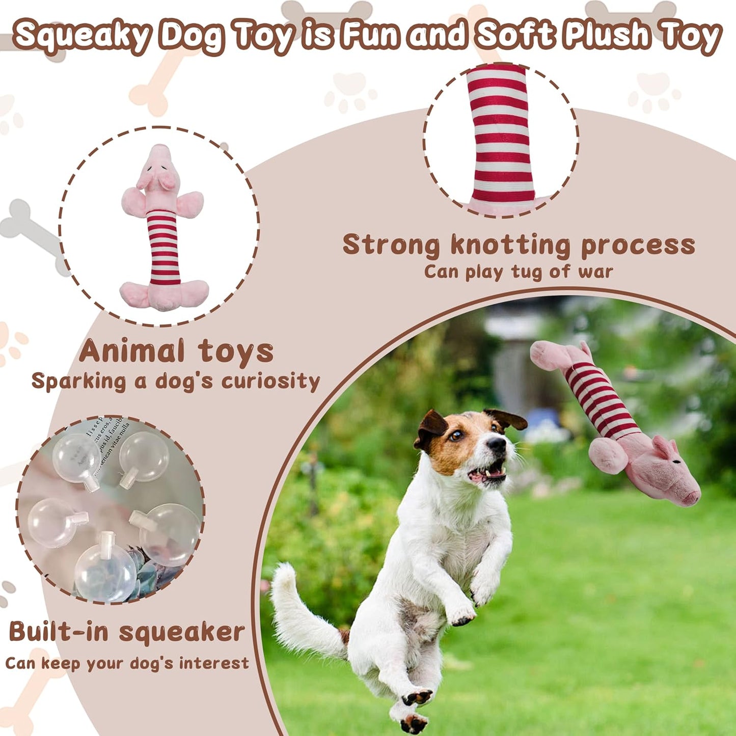 Dog Plush Toy Long Pig