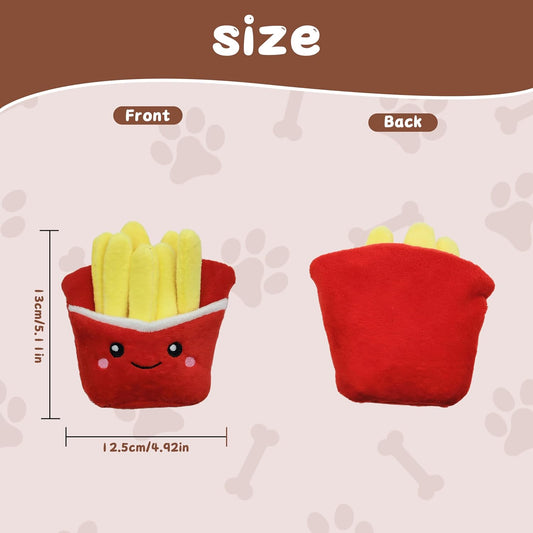 Dog Plush Toy French Fries