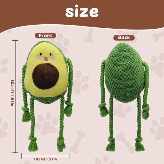 Dog Plush Toy Avocado