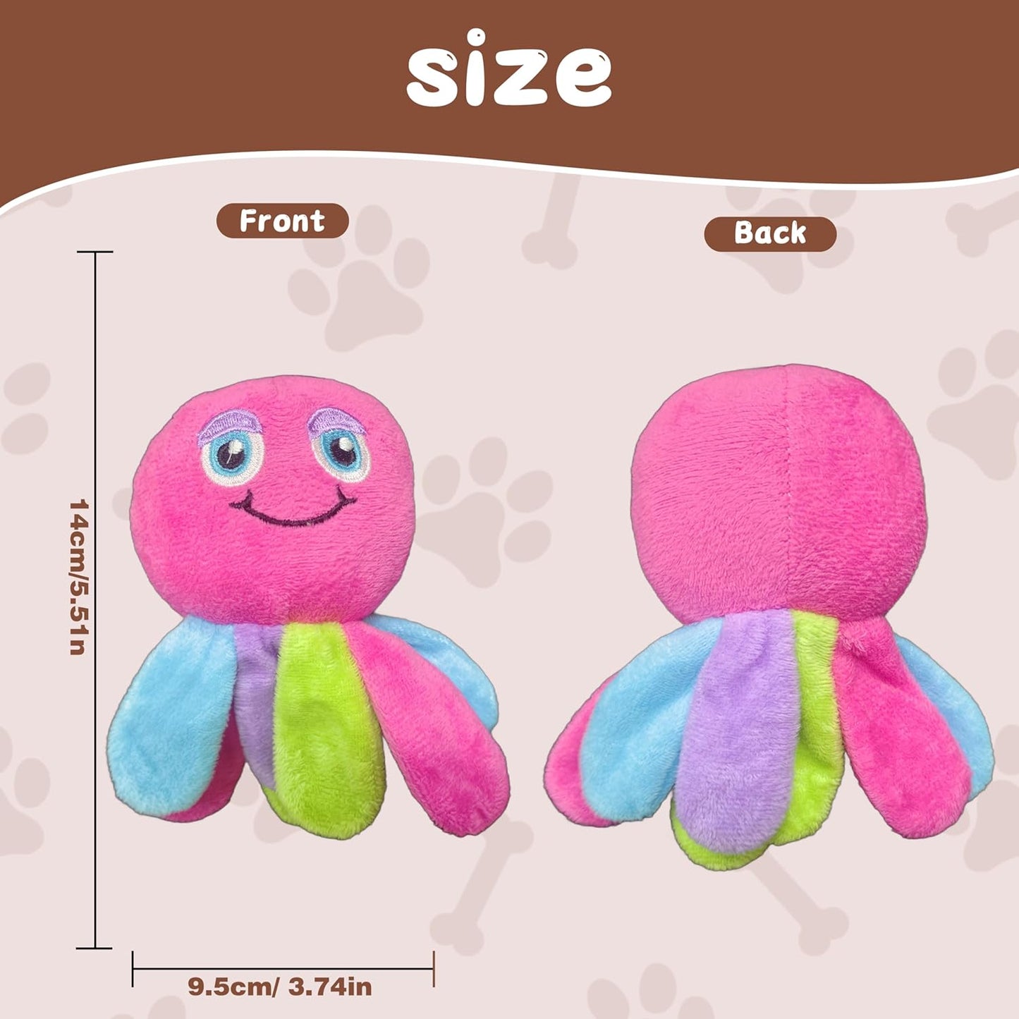 Dog Plush Toy Octopus