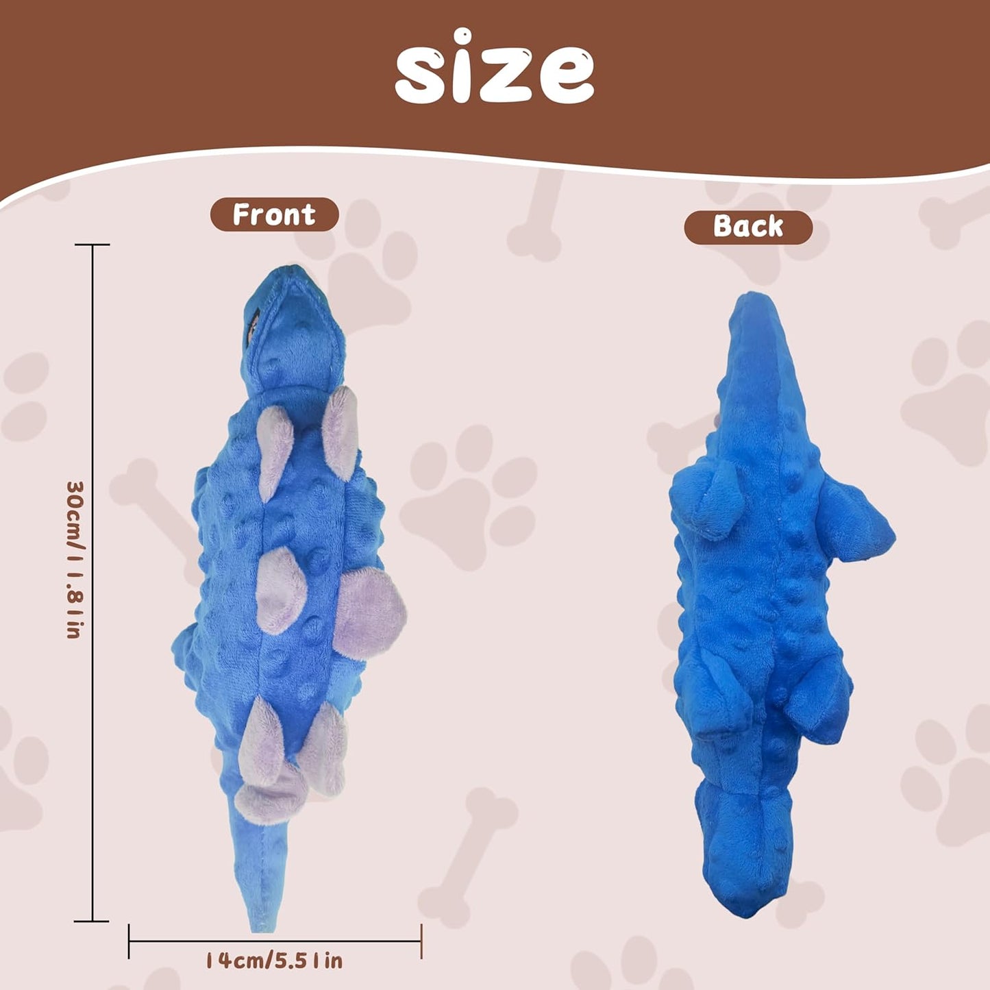 Dog Plush Toy Dinasaur
